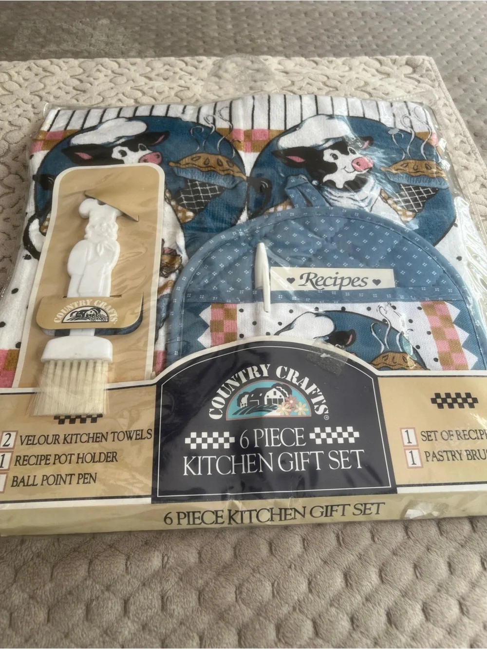 Country Crafts farmhouse cow